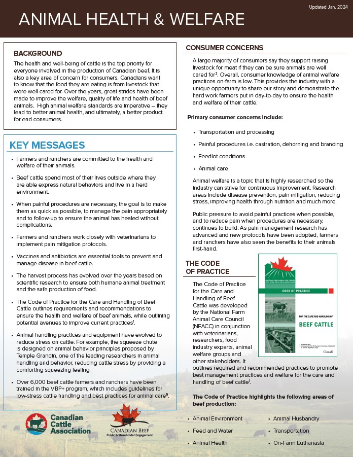 Animal Health & Welfare